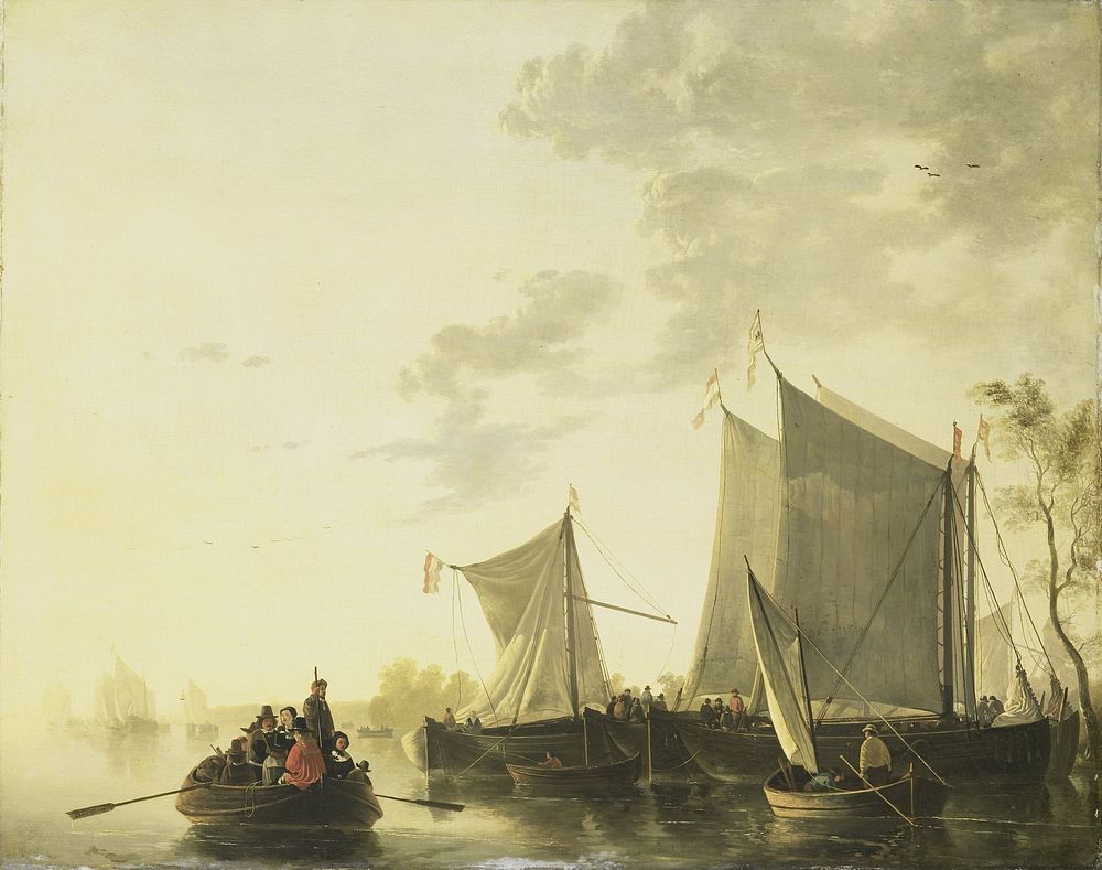 River View (1815 - 1849) by Aelbert Cuyp and Albertus Brondgeest