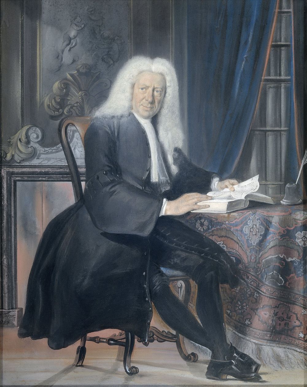 Carel Bouman (1673-1747). Tabaksfactor te Amsterdam en dichter (1739) by Cornelis Troost