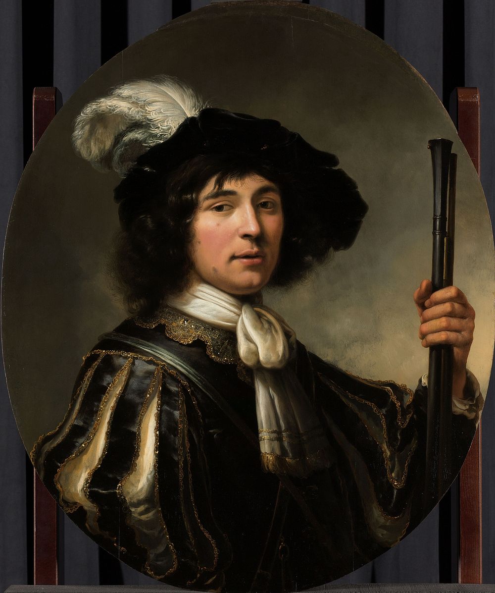 Portrait of a Young Man, possibly Jacob Francken (1627-after 1656) (c. 1651) by Aelbert Cuyp