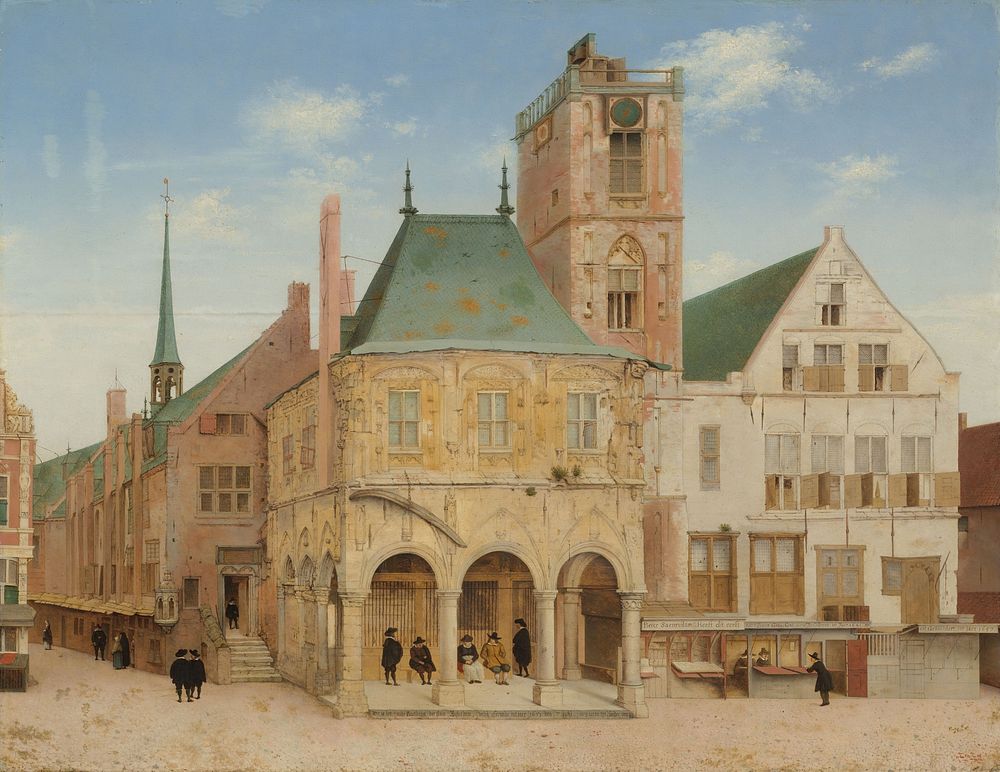 The Old Town Hall of Amsterdam (1657) by Pieter Jansz Saenredam