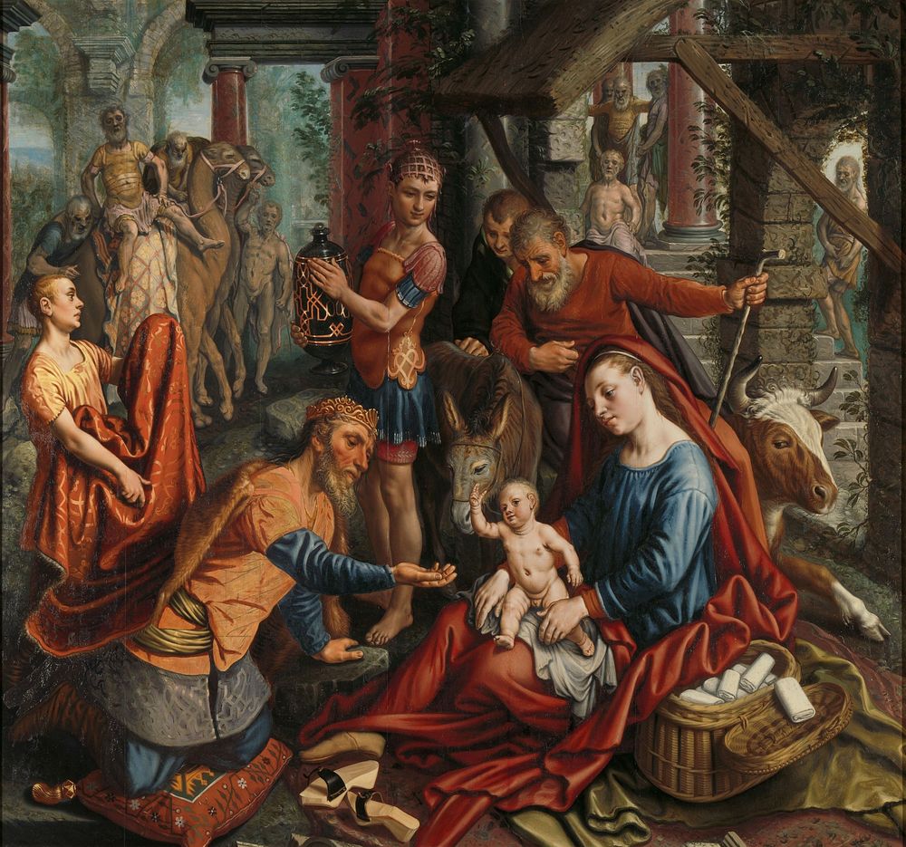 The Adoration of the Magi (c. 1560) by Pieter Aertsen