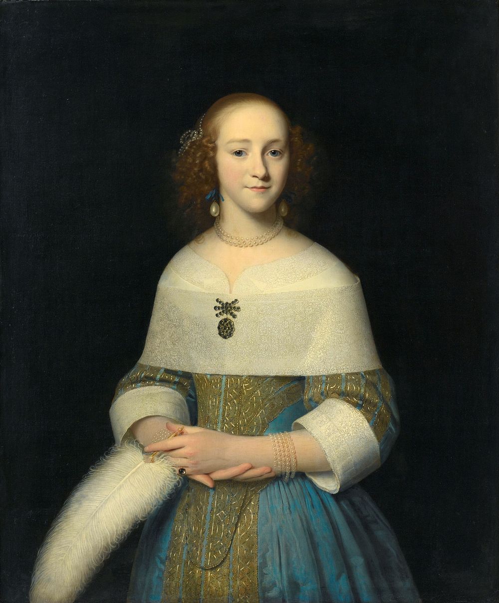 Portrait of a Young Lady (1656) by Isaack Luttichuys