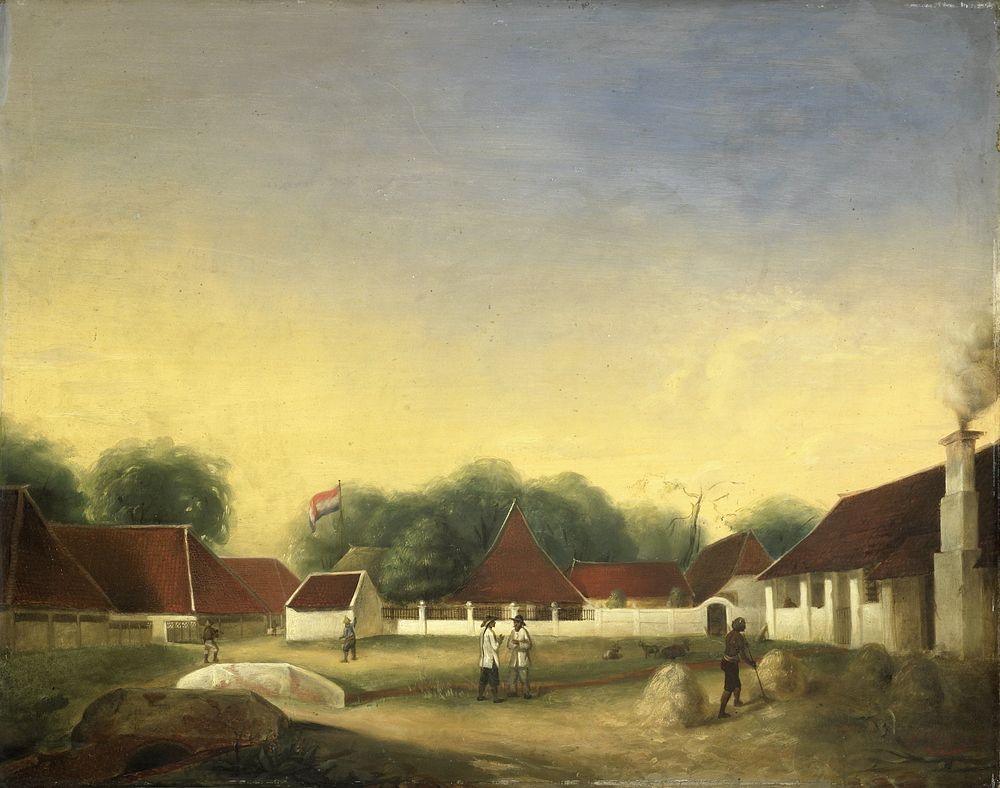 A Sugar Factory (?) on Java (1849) by H Th Hesselaar
