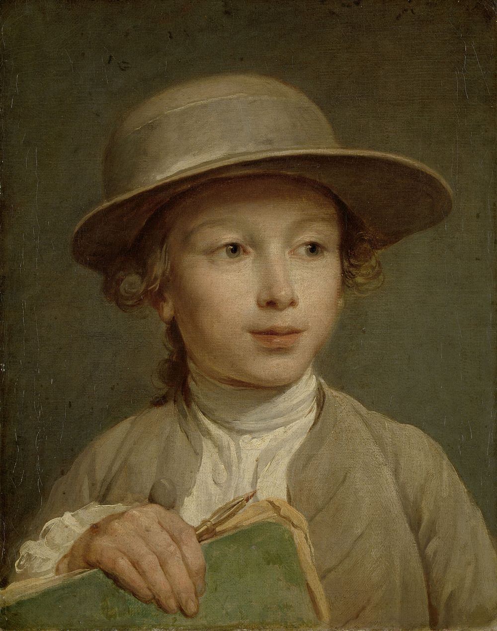 Boy with a Drawing Book (c. 1772) by Nicolas Bernard Lépicié