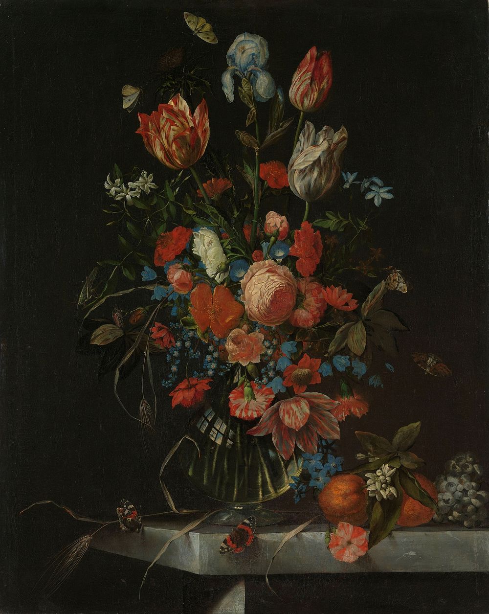 Still Life with Flowers (1673) by Ottmar Elliger I