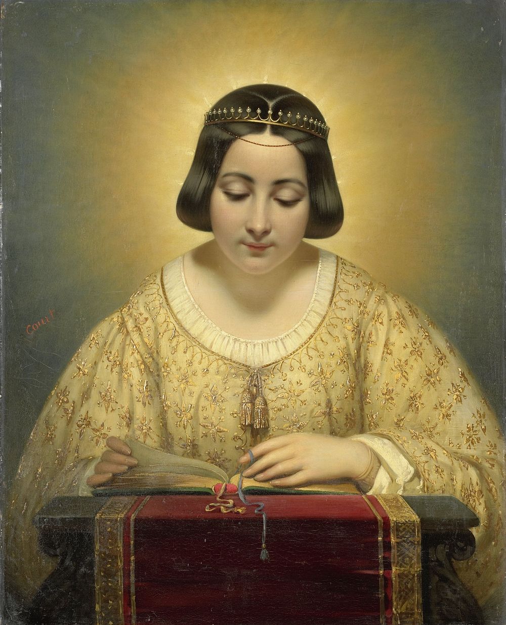 Countess de Pagès, née de Cornellan, as St Catherine (1820 - 1850) by Joseph Désiré Court