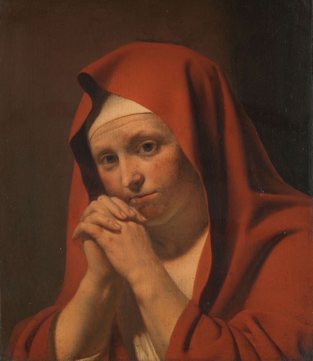 Woman Praying (1640 - 1671) by Caesar Boëtius van Everdingen and Jan van Bijlert
