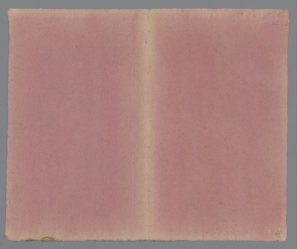 Effen roze papier (1750 - 1900) by anonymous