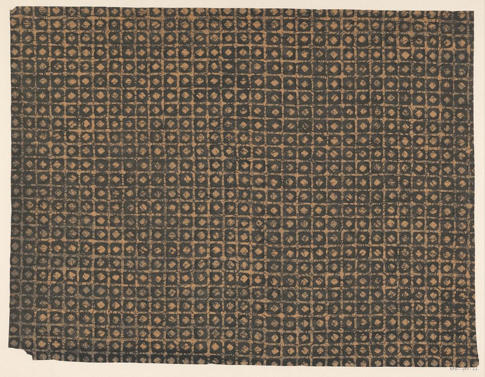 Batikpapier (c. 1900 - c. 1950) by anonymous