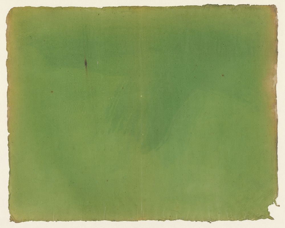 Effen lichtgroen papier (1800 - 1900) by anonymous