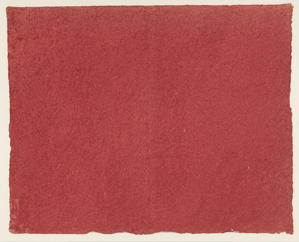 Geaderd stijfselmarmer in rood (1800 - 1950) by anonymous