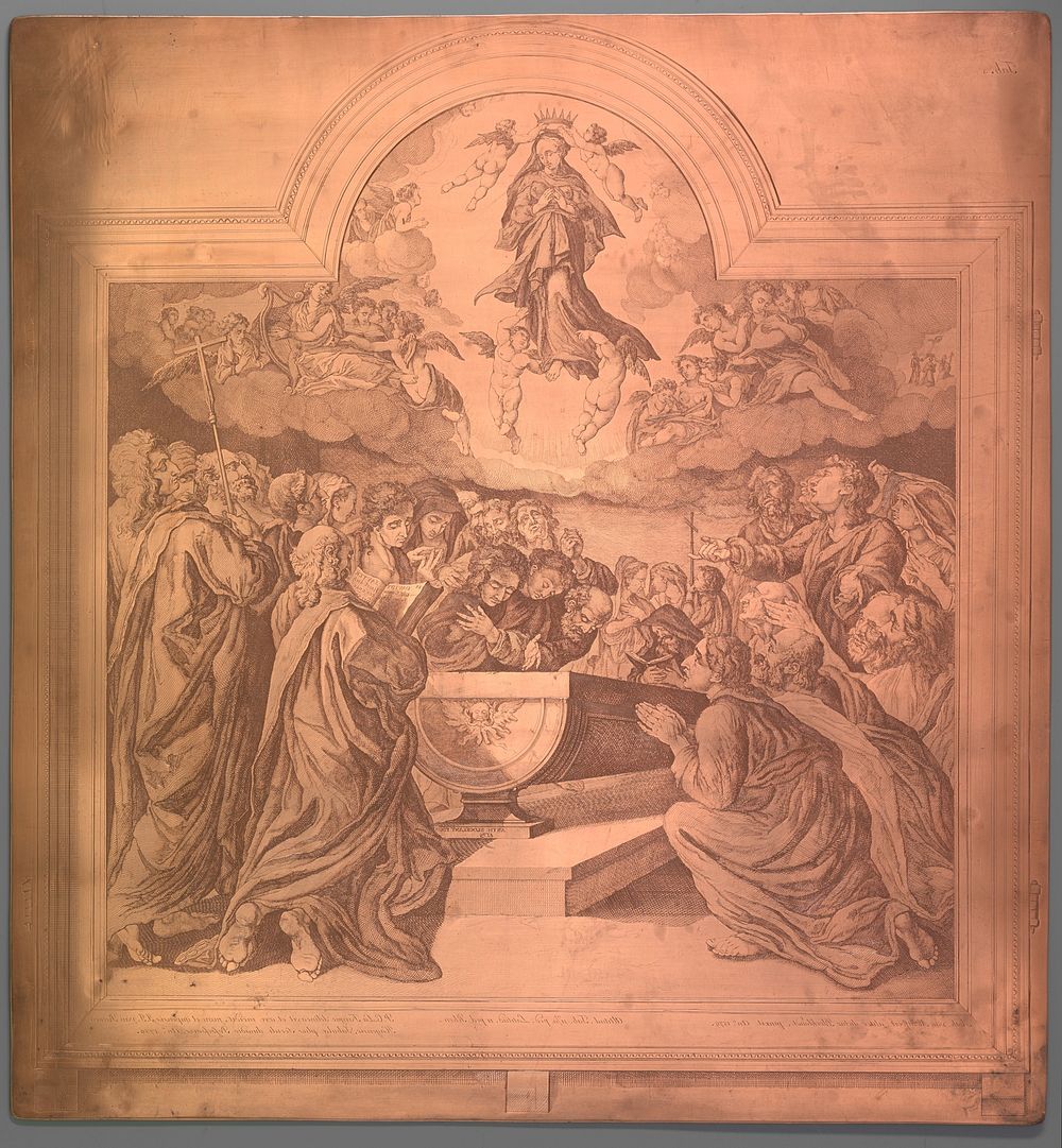 Ten hemelopneming van Maria (1739 - 1782) by Paulus Constantijn la Fargue and Anthonie Blocklandt