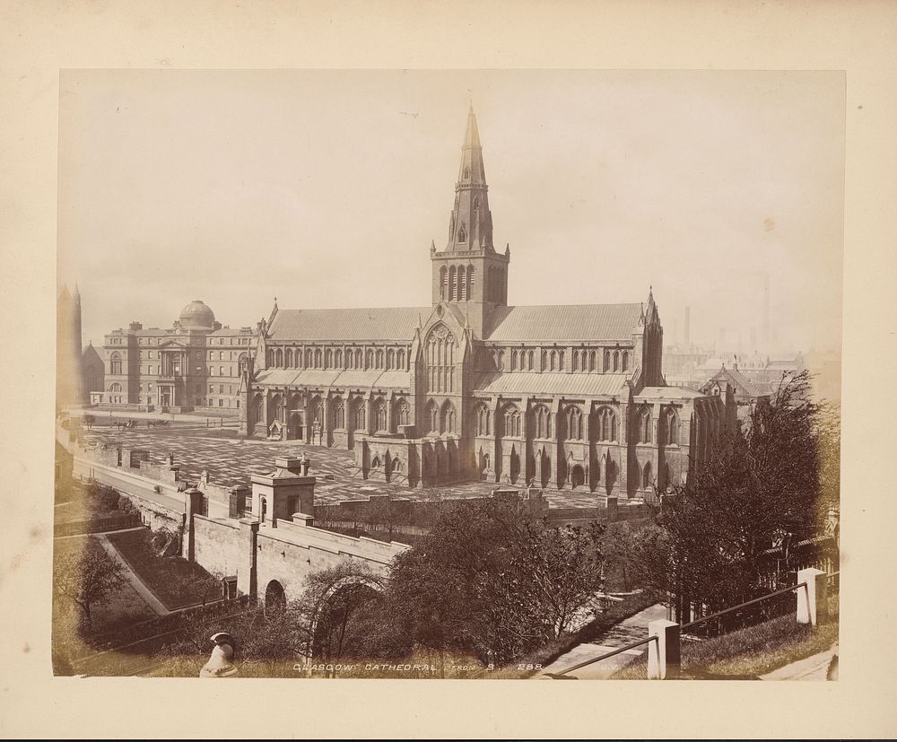 Kathedraal van Glasgow (c. 1875 - c. 1885) by anonymous
