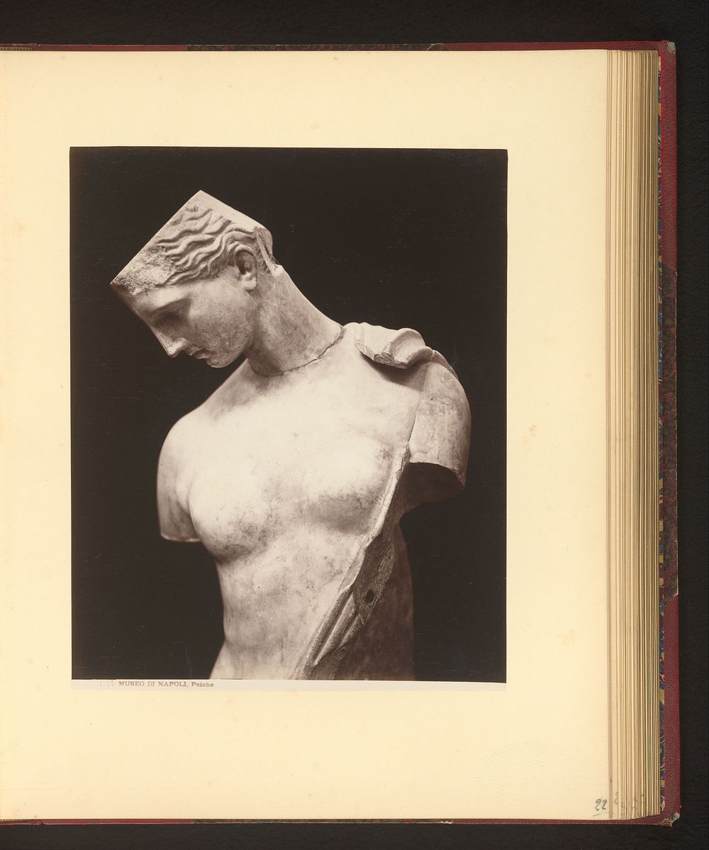 Sculptuur van Psyche (1874 - in or before 1879) by Giorgio Sommer