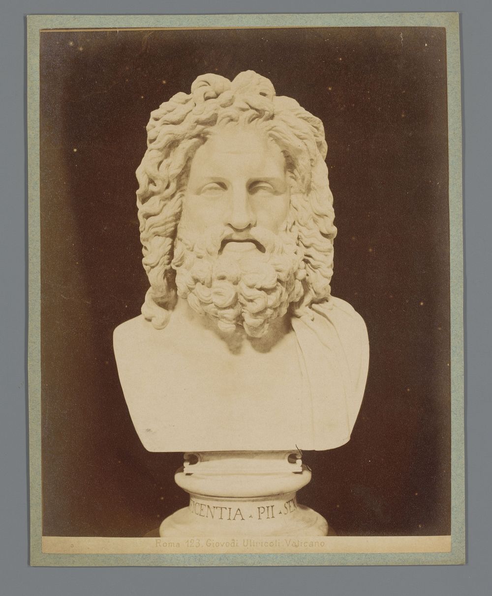 Buste van Jupiter (1851 - c. 1900) by anonymous
