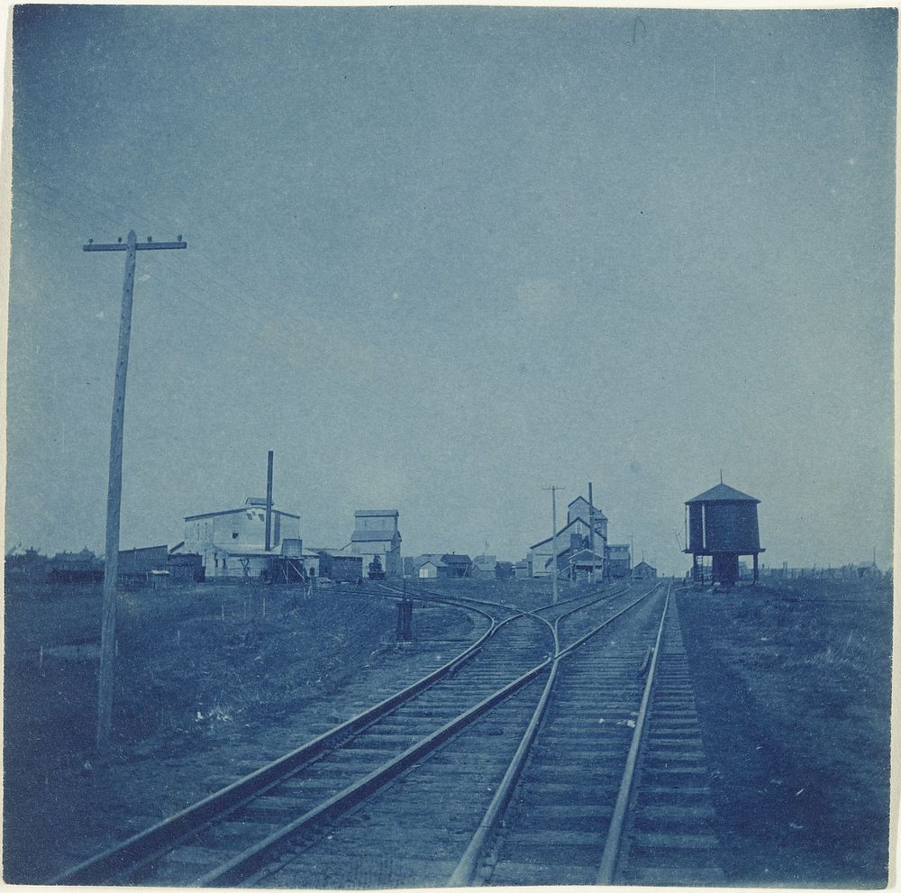 Spoorwegemplacement van de Yukon MTY Company, Yukon, Oklahoma (c. 1900 - c. 1910) by anonymous