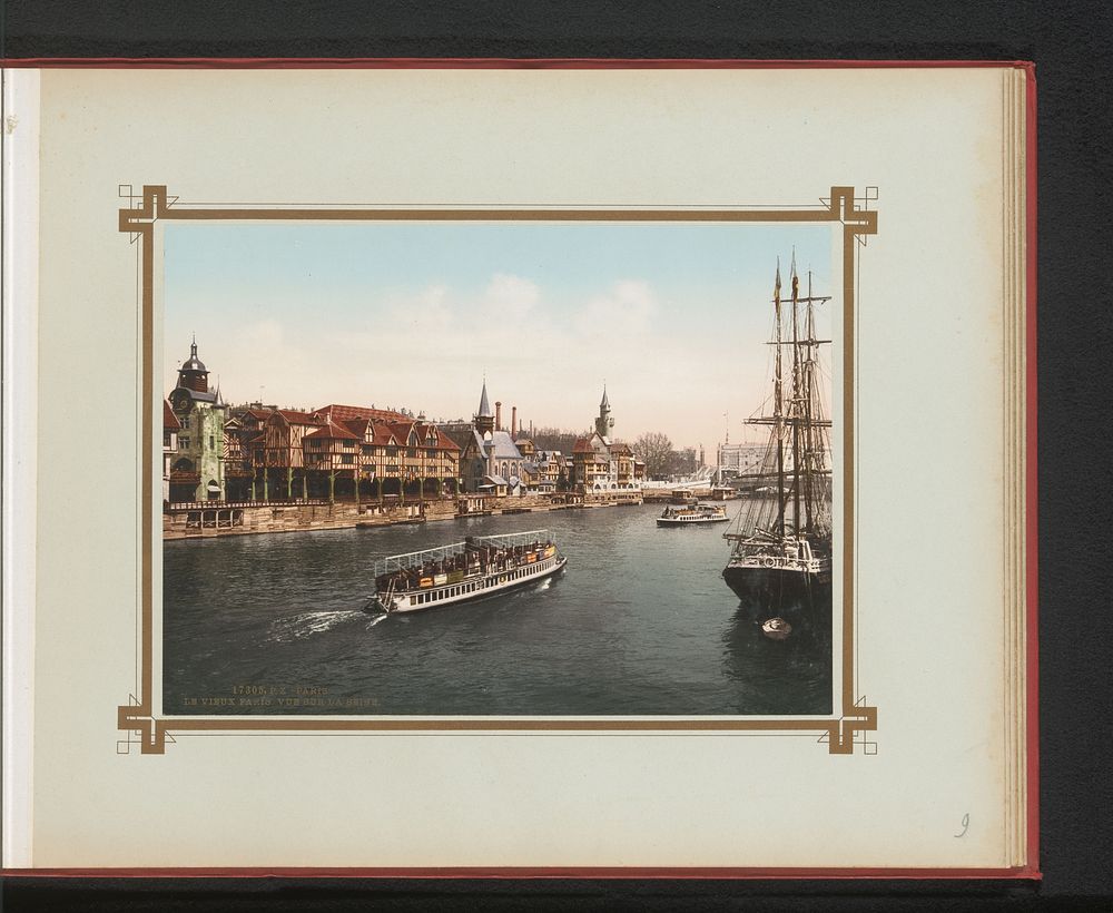 Gezicht vanaf de Seine tijdens de Wereldtentoonstelling van 1900 te Parijs (c. 1900) by anonymous