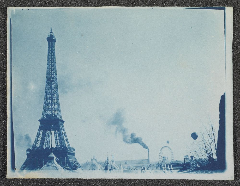 Gezicht op het terrein van de wereldtentoonstelling van 1900 te  Parijs (1900) by anonymous