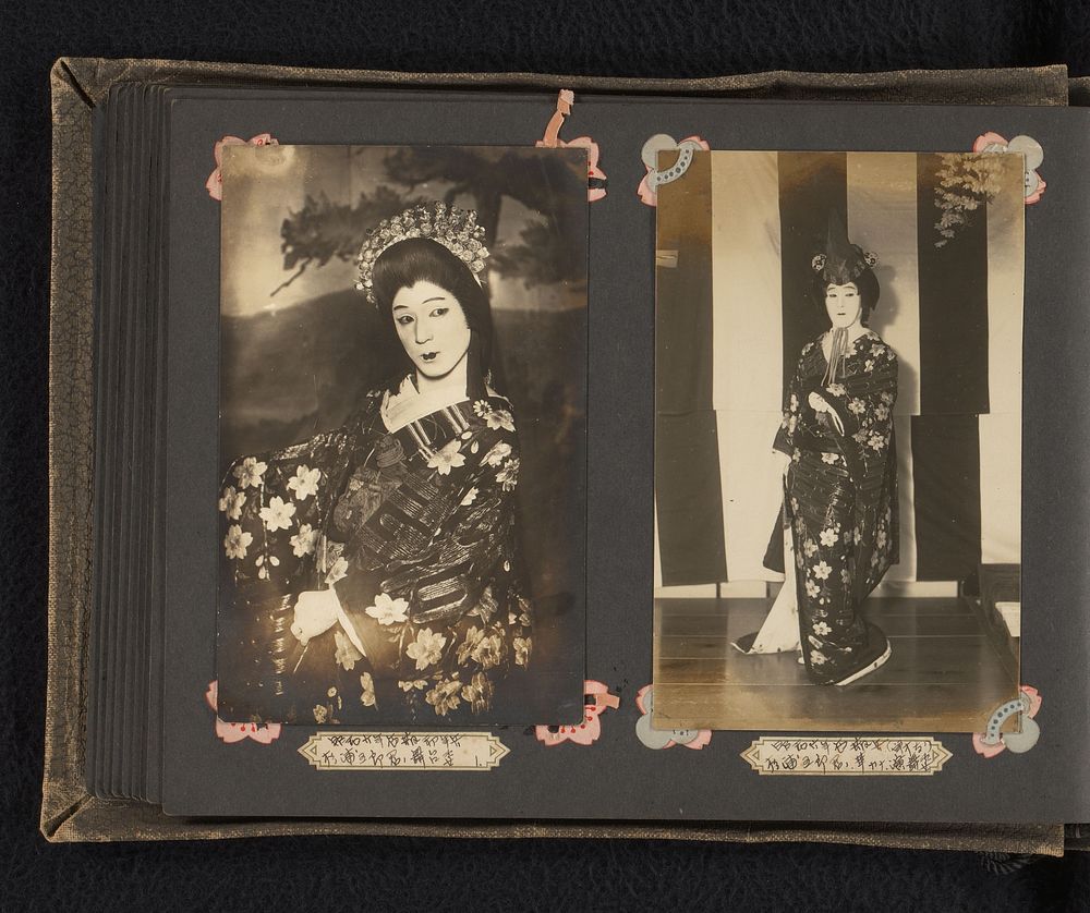 Japanse acteur tijdens een kabuki voorstelling (c. 1930 - c. 1940) by anonymous