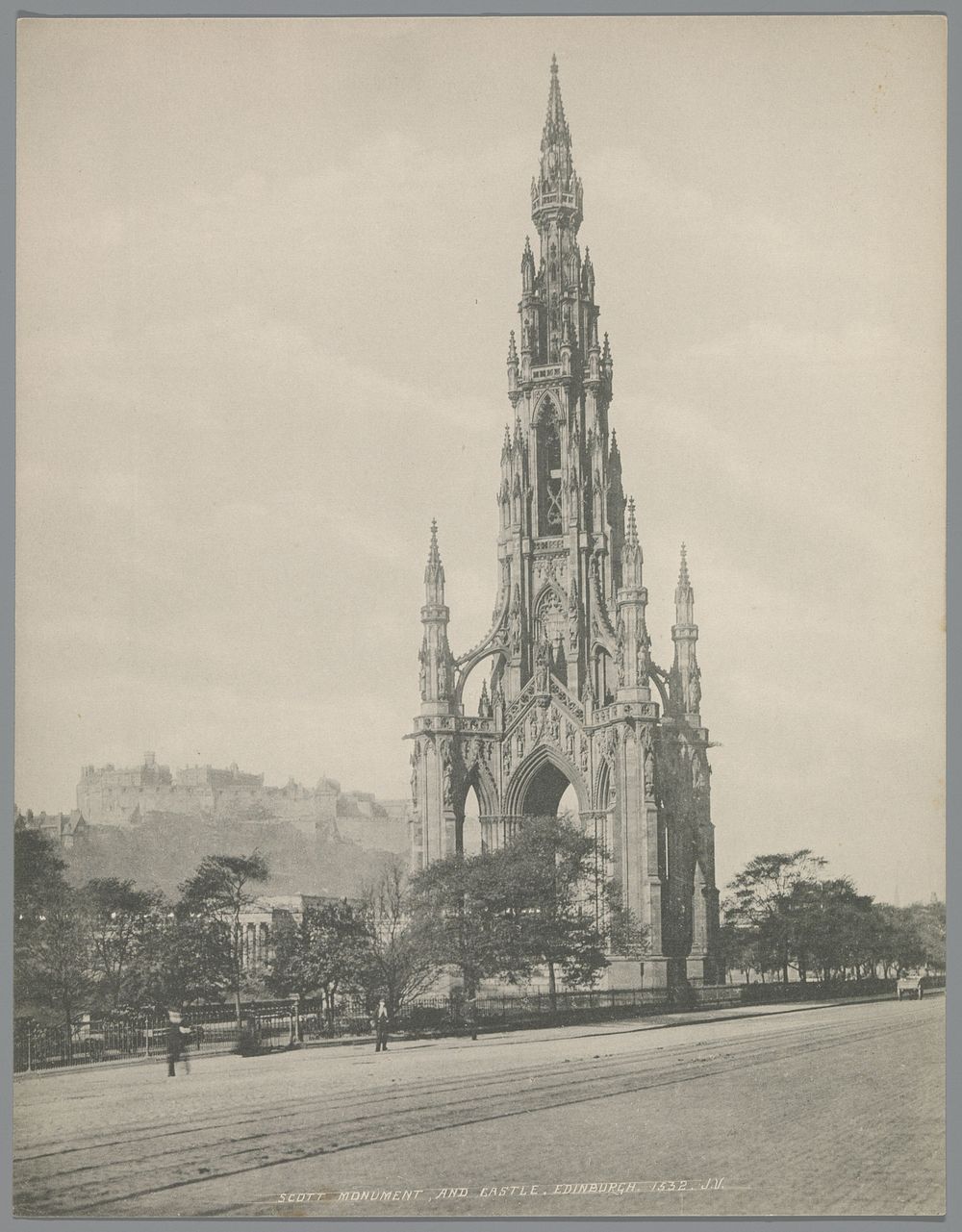 Stadsgezicht van Edinburgh (c. 1860 - c. 1915) by anonymous
