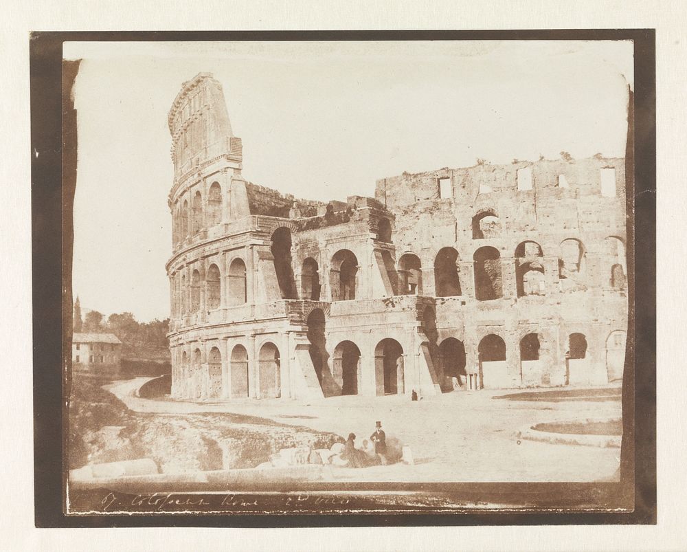 Colosseum te Rome (1846) by Calvert Richard Jones