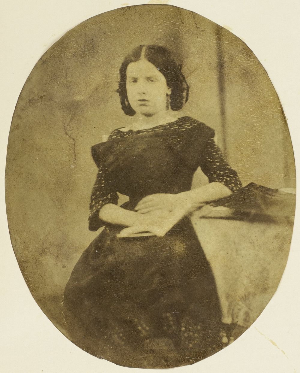 Portret van Thérèse Asser (c. 1854) by Eduard Isaac Asser