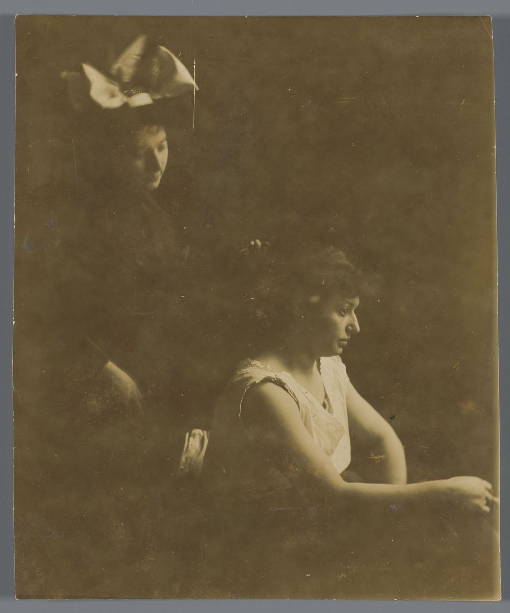 Portret van Marie en Lise Jordan (c. 1910 - c. 1930) by George Hendrik Breitner