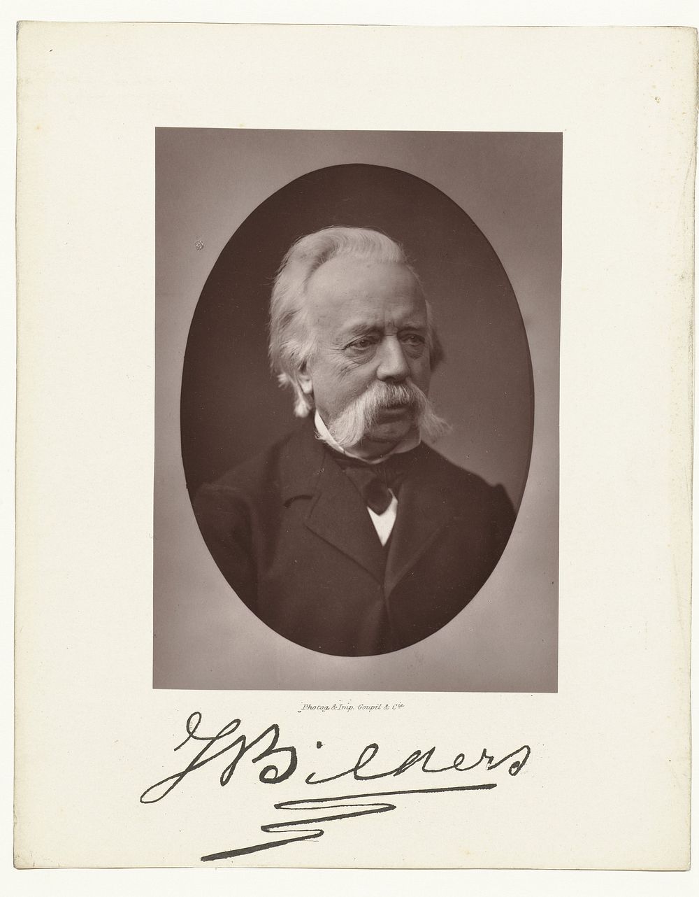 Portret van J.W. Bilders (1881 - 1885) by Maurits Verveer, Goupil and Cie and Henri J Stemberg