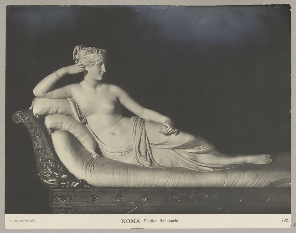 Beeldhouwwerk Pauline Bonaparte als Venus Victrix (c. 1890 - in or before 1910) by anonymous