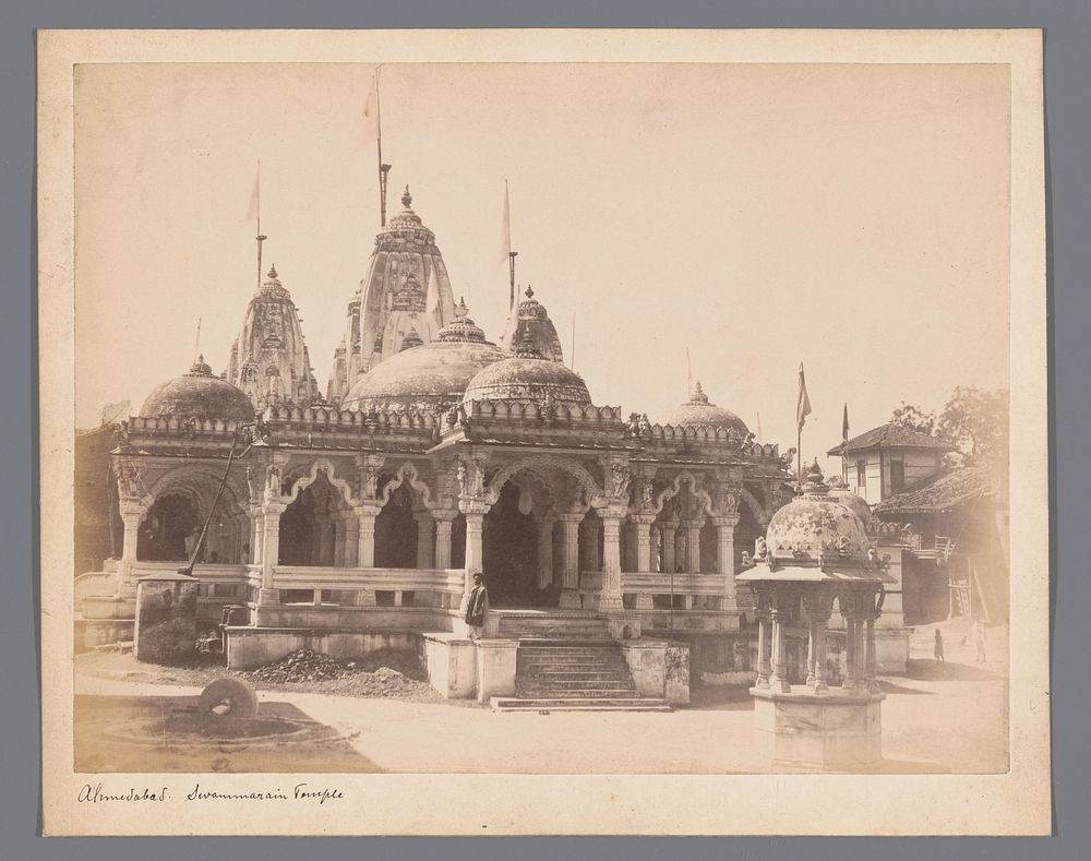 Swaminarayan Temple at Ahmedabad, Gujarat, India (1865 - 1890) by anonymous