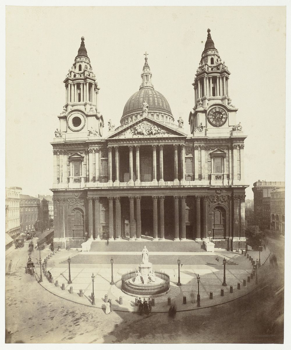 St Paul's Cathedral in Londen (1855 - 1900) by anonymous
