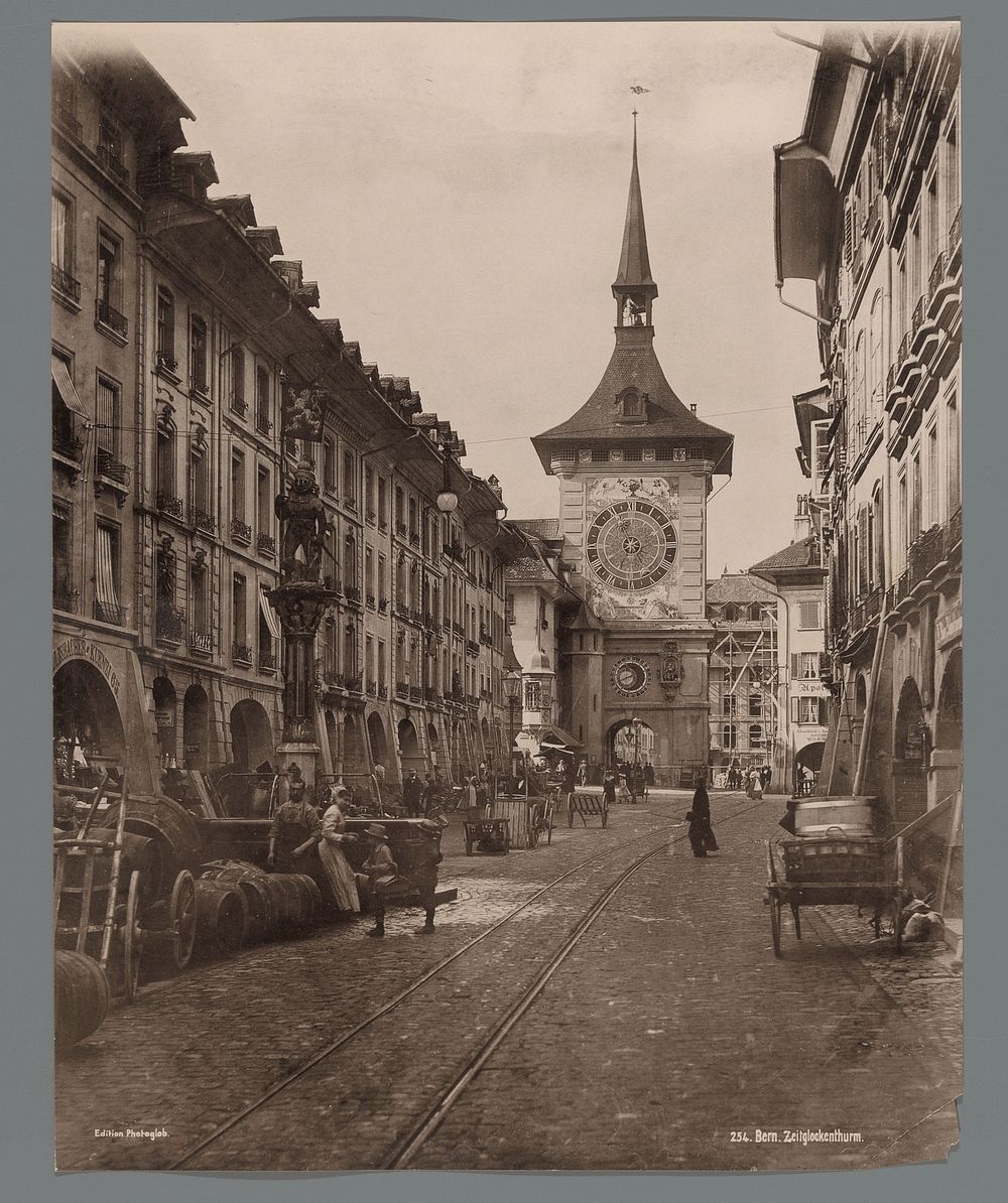 Zytgloggetoren in Bern (1895 - 1930) by anonymous, Photoglob and Co and Photoglob and Co