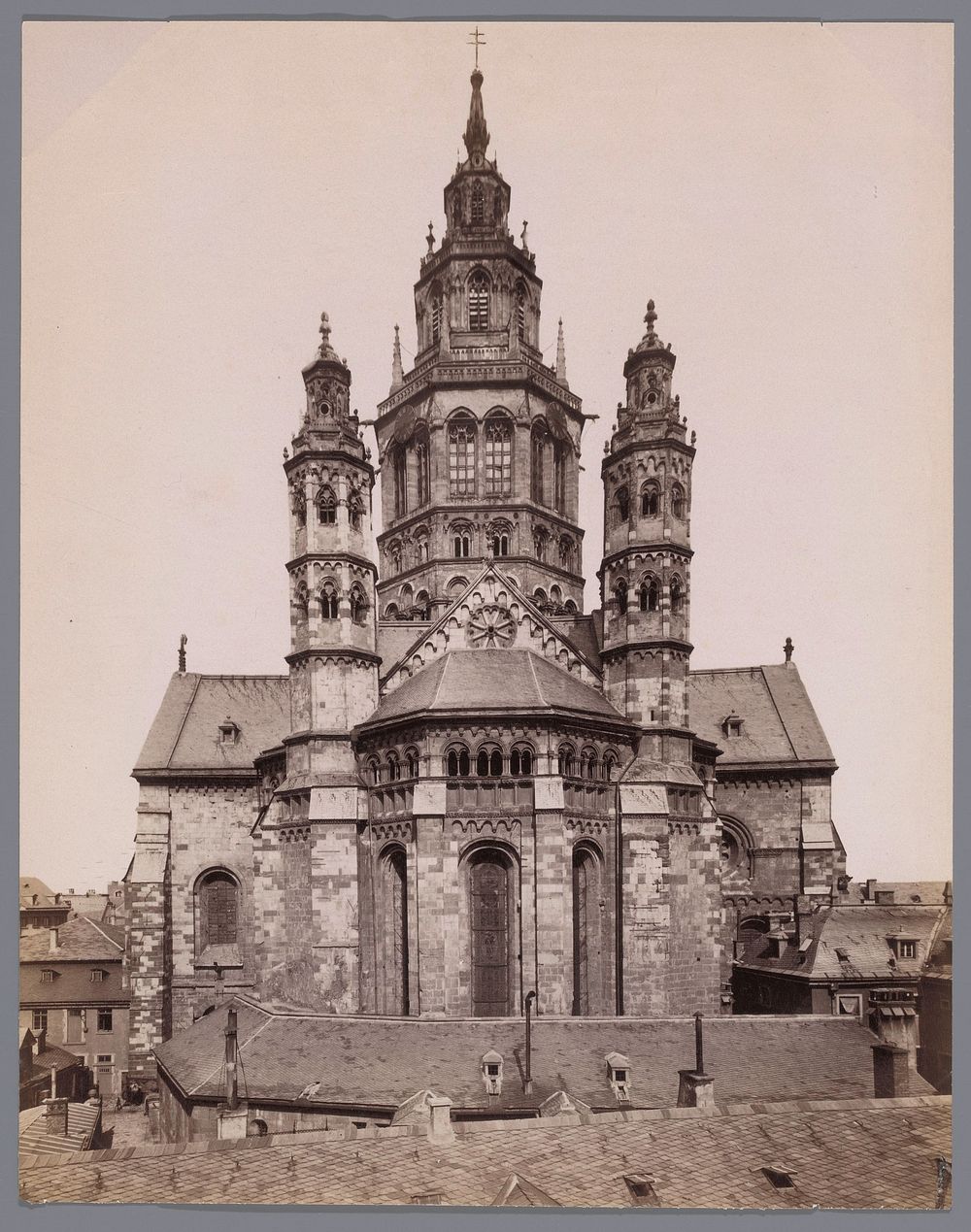 Kerkgebouw in Neurenberg (1880) by Anselm Schmitz