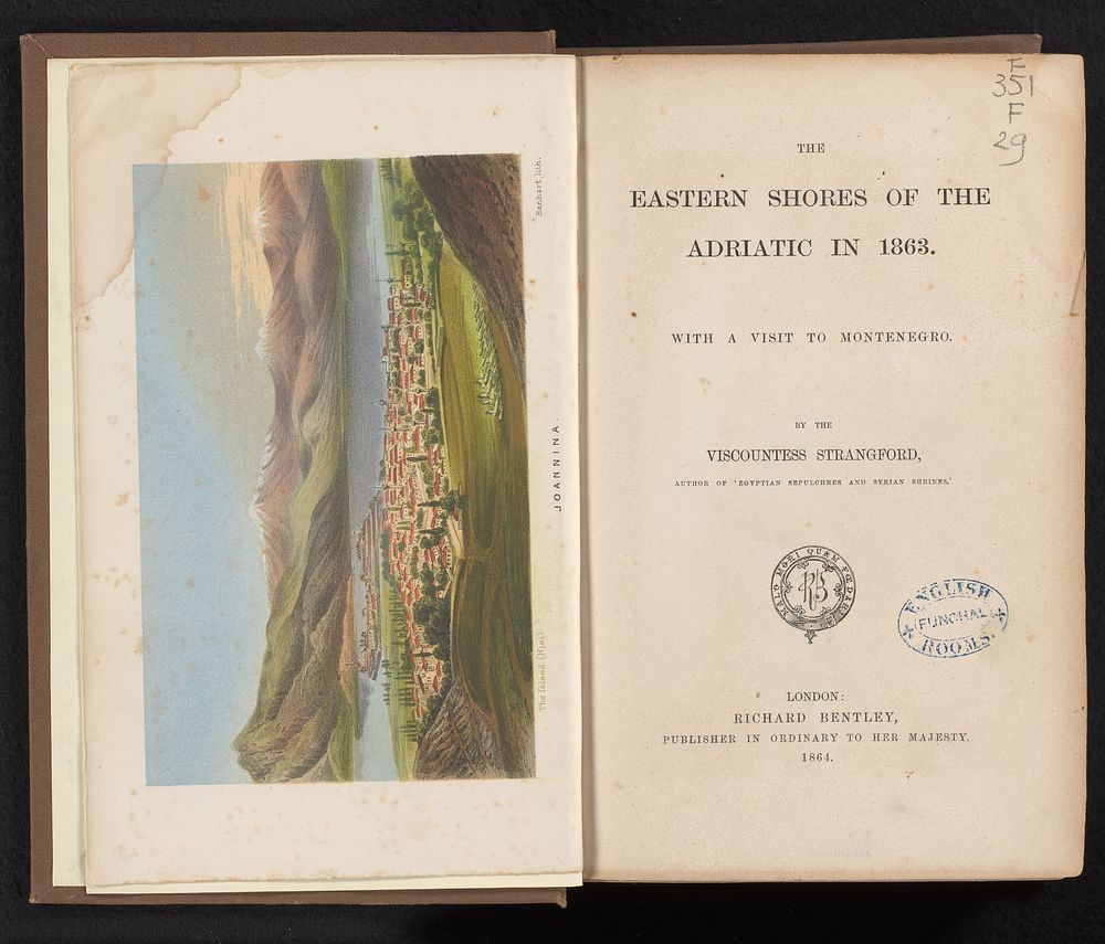 Gezicht op het eiland Ioannina (c. 1859 - in or before 1864) by anonymous and Michael Hanhart