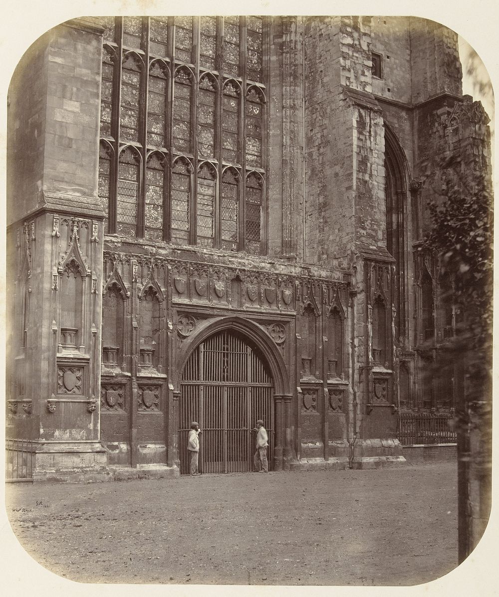 Westportaal van de kathedraal van Canterbury (1861) by Henry George Austin