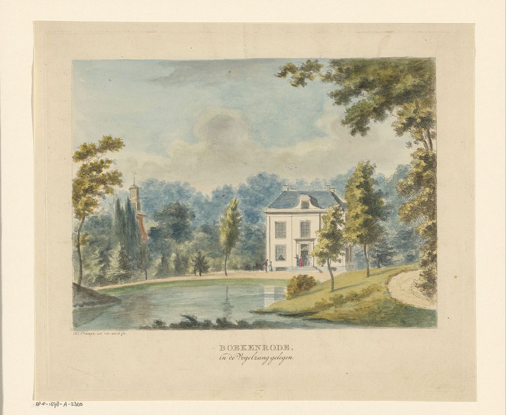 Buitenplaats Boekenrode (1790 - 1797) by Hermanus Numan and Hermanus Numan
