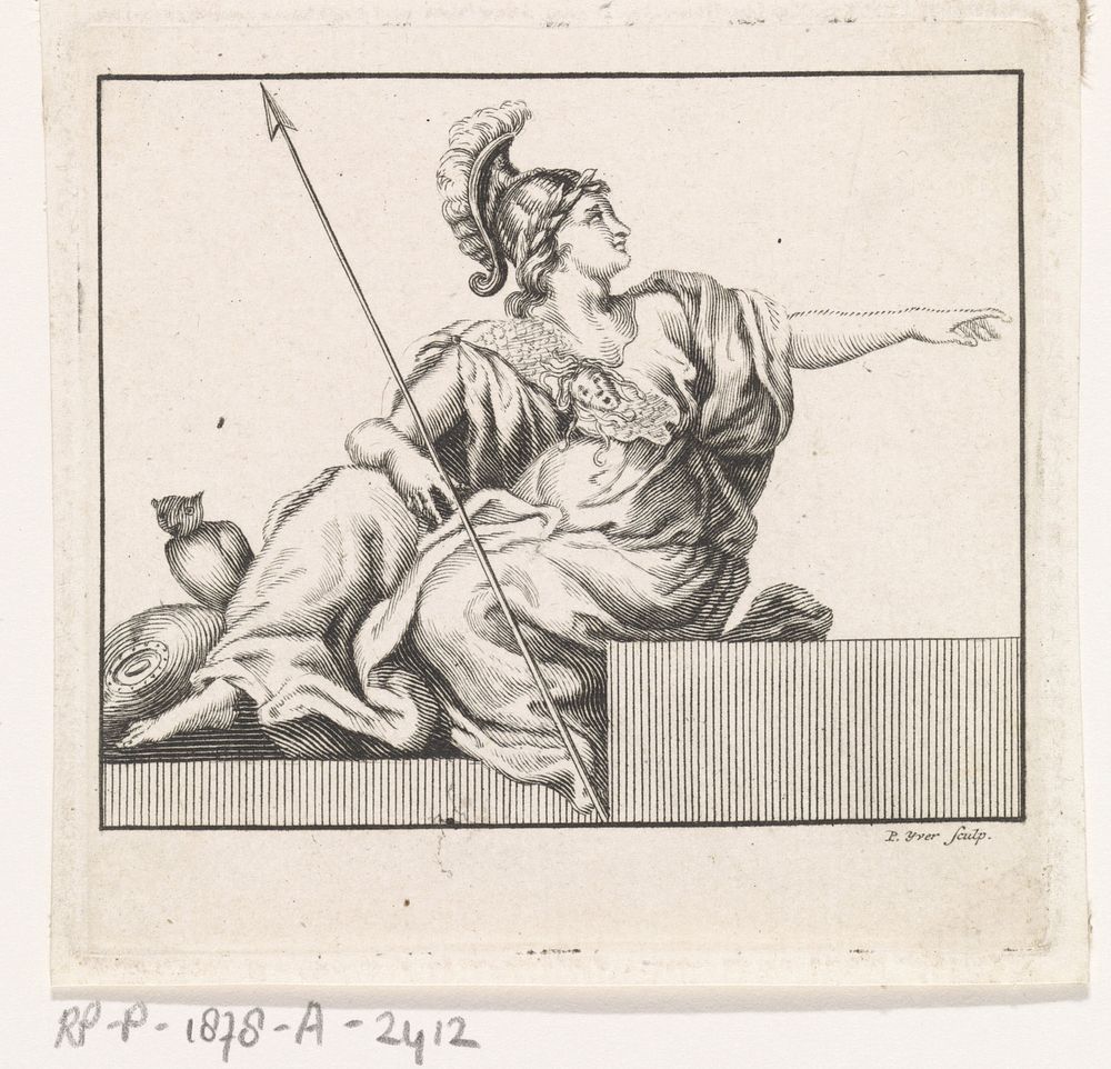 Minerva (1722 - 1787) by Pieter Yver