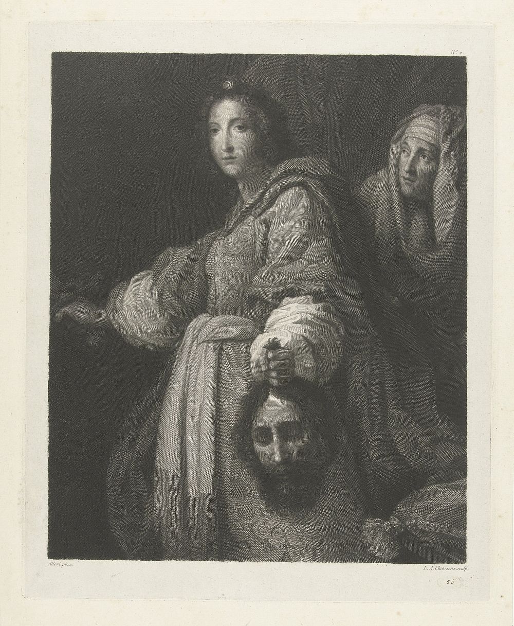 Judith met het hoofd van Holofernes (c. 1808 - 1834) by Lambertus Antonius Claessens and Cristofano Allori