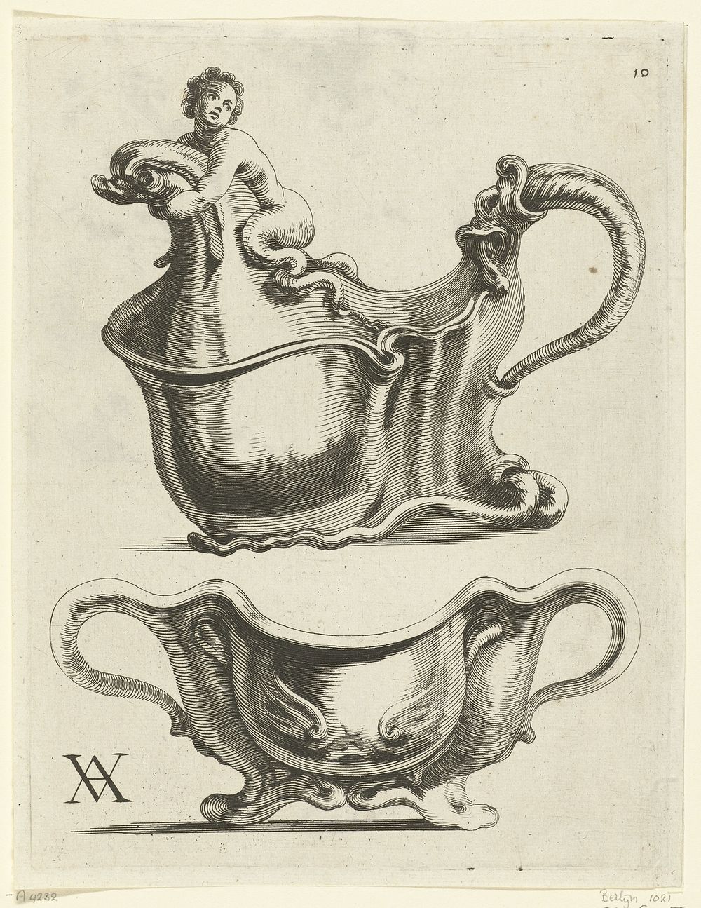 Twee kommen (c. 1646 - c. 1652) by Theodorus van Kessel, Adam van Vianen I, Christiaen van Vianen and Christiaen van Vianen