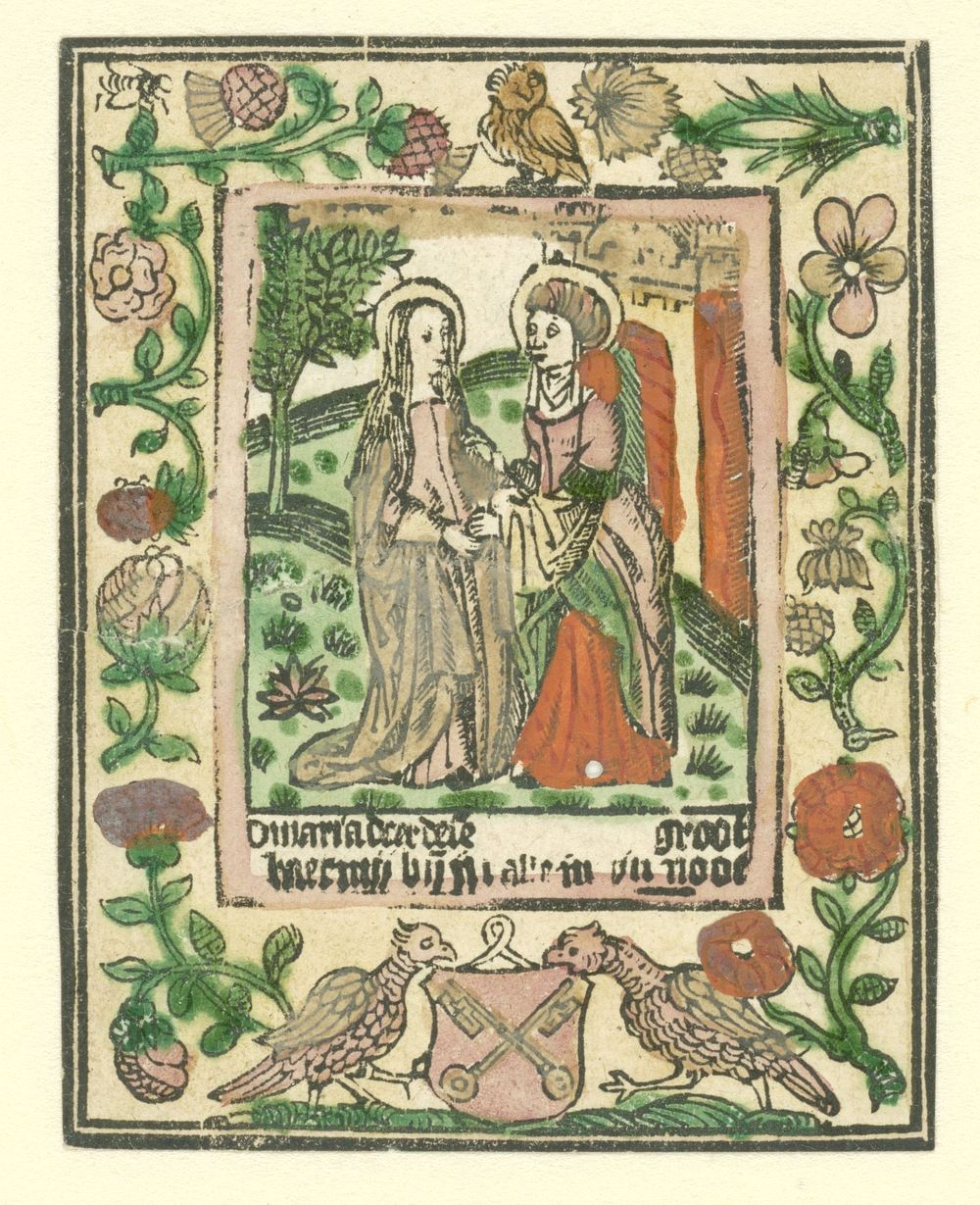 Visitatie (1490 - 1510) by anonymous