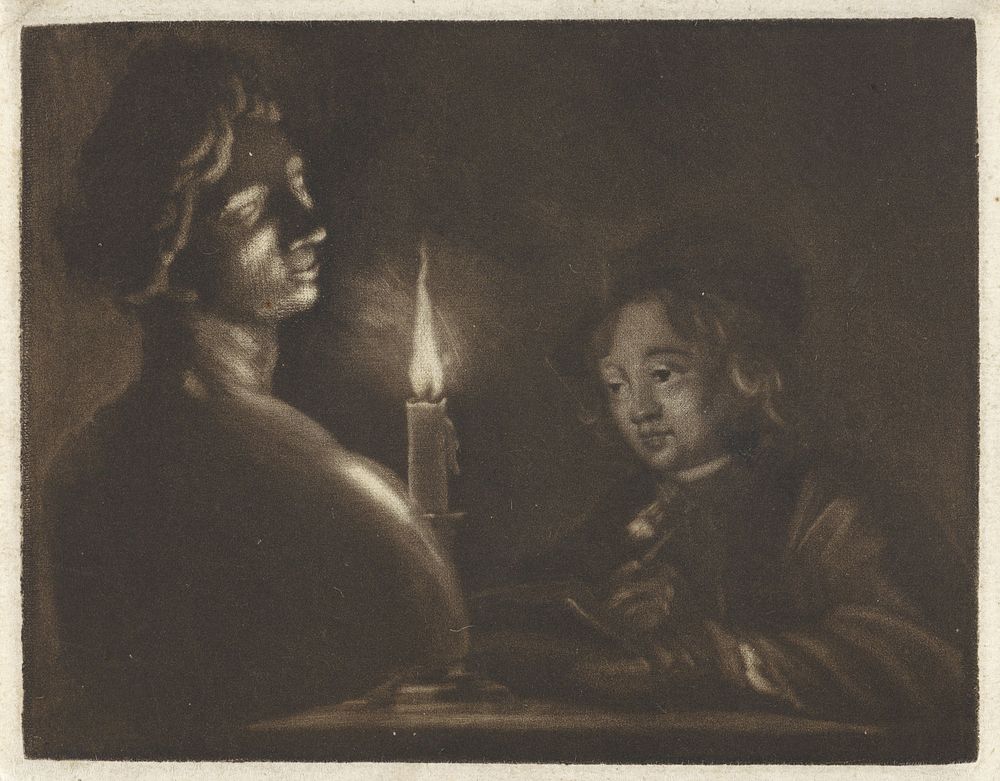 Tekenende jongen (1720 - 1792) by Aert Schouman