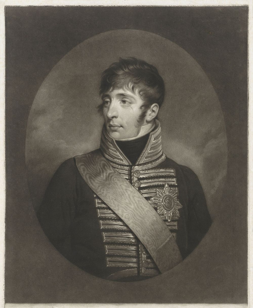 Portret van Lodewijk Napoleon, koning van Holland (1806 - 1810) by Charles Howard Hodges