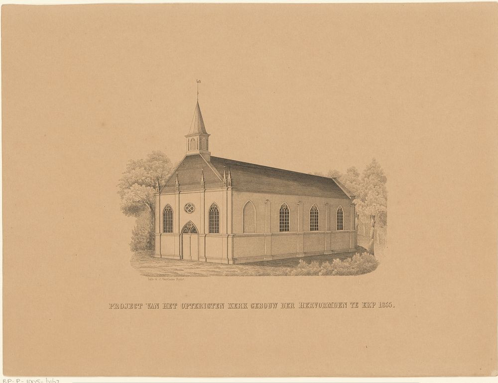 Hervormde kerk te Erp (1855) by Joseph Vürtheim and Joseph Vürtheim