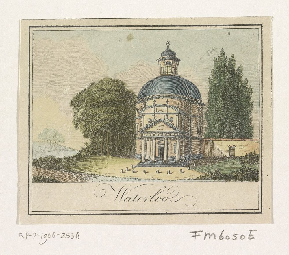 Kerk van Waterloo (1820 - 1850) by anonymous
