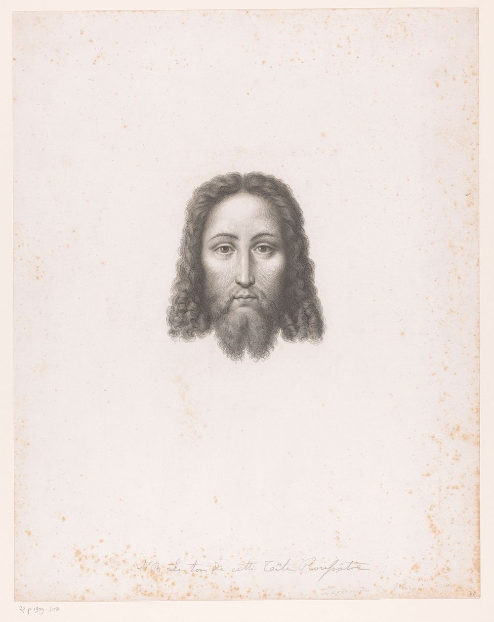 Christuskop (1815 - 1862) by Erin Corr and Leonardo da Vinci