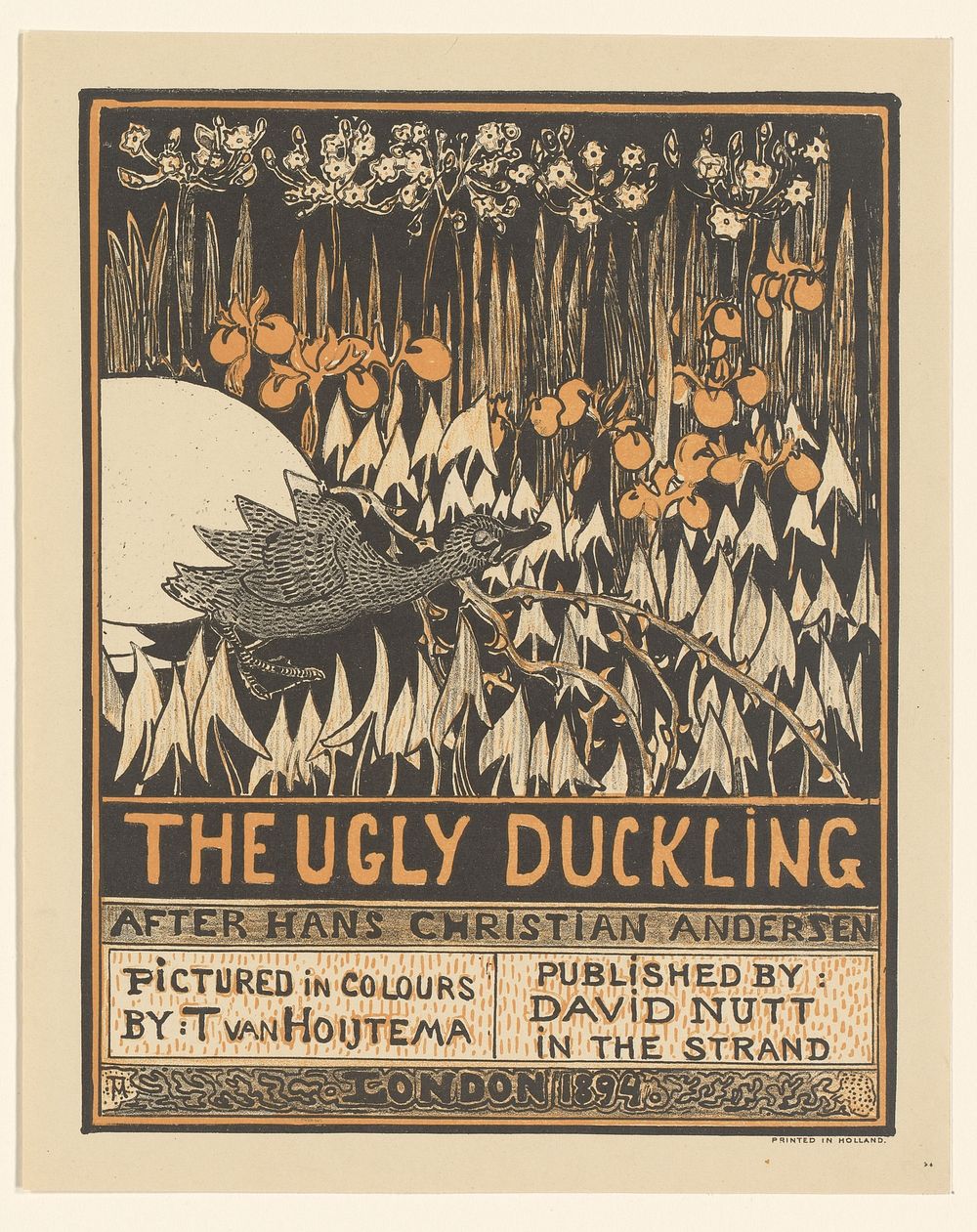 Omslag voor: Theo van Hoytema, The ugly duckling, 1894 (1894) by Theo van Hoytema and David Nutt