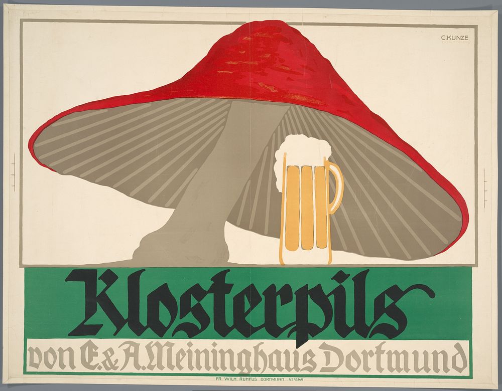 Klosterpils, von E & A Meininghaus, Dortmund (1912) by Carl Kunze
