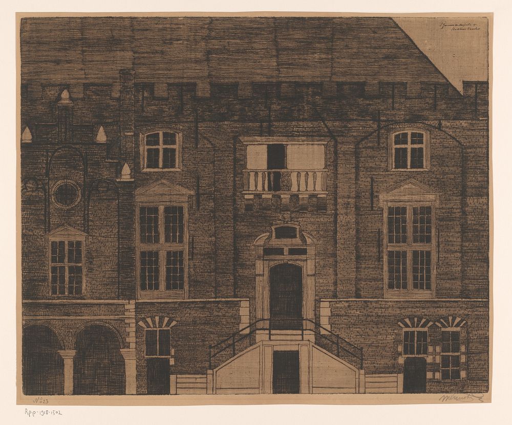 Stadhuis Haarlem (1911) by Samuel Jessurun de Mesquita