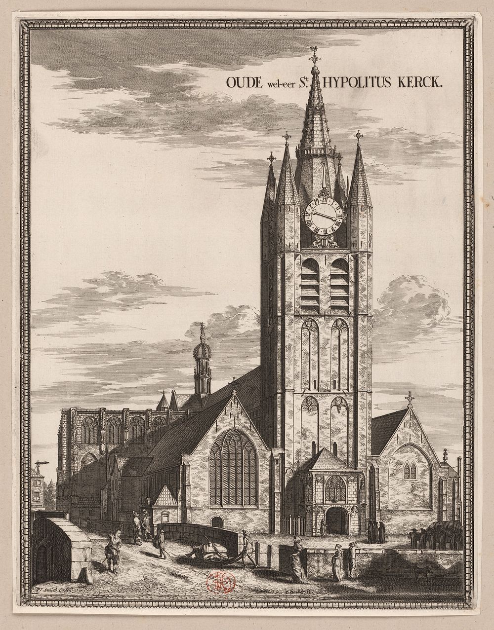 Oude wel-eer St. Hypolituskerk Oude Kerk (St. Hypolituskerk) in Delft
