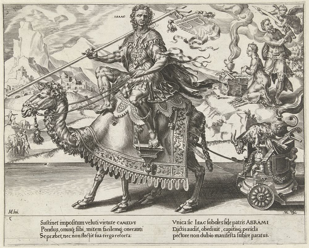 Triomf van Isaak (1559) by Dirck Volckertsz Coornhert, Maarten van Heemskerck and Hieronymus Cock